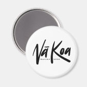 Na Koa Magnet (Cercle) (Recto/Verso)