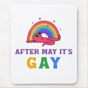 Na mei is het Gay Funny LGBT Pride Month Muismat