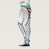 Na Morris en POP Chiffon Scarf Leggings (Links)