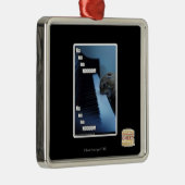 Na na na nooom metalen ornament (Rechts)