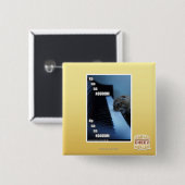 Na na na nooom vierkante button 5,1 cm (Voorkant /achterkant)