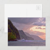 Na Pali Coast Kauai, Hawaii Briefkaart (Voorkant / Achterkant)