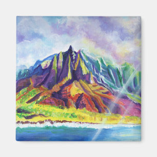 Na Pali kust van Kauai Hawaii Magneet