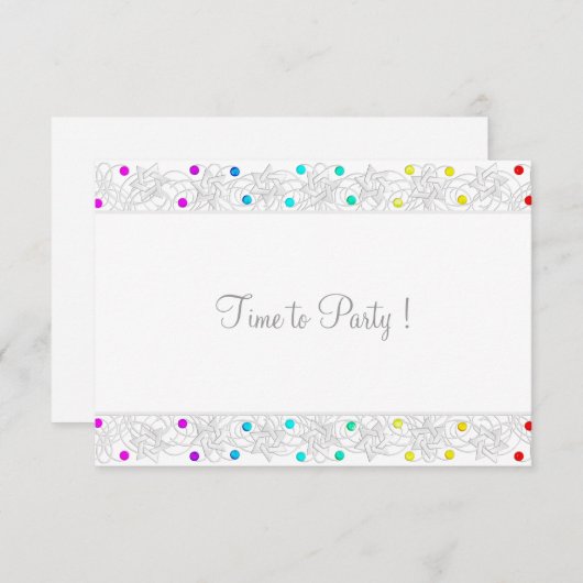 Na partijdealen en paling regenboog kaart (Voorkant / Achterkant)