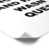 N'a pas entendu rire drôle Poster (Coin)