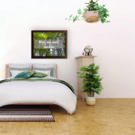 Na regen komt zonneschijn Inspirerend poster