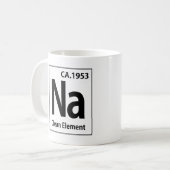 NA Schone Element Periodic Table Koffiemok (Voorkant links)