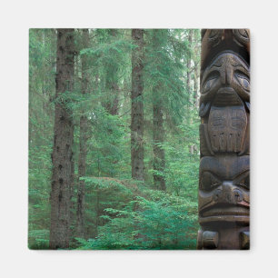 NA, Verenigde Staten, Alaska, Sitka, Sitka Totem P Magneet