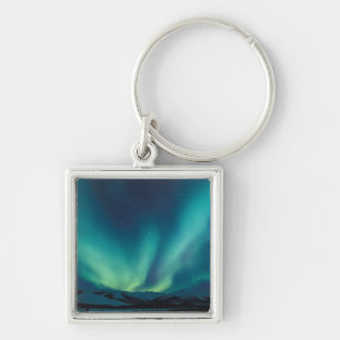 NA, VS, Alaska, Brooks Range, Gordijnen van groen Sleutelhanger