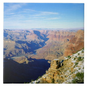 NA, VS, Arizona. Grand Canyon National Park. Tegeltje