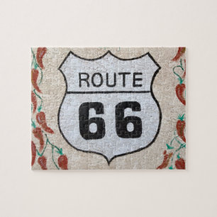 NA, VS, Arizona, Holbrook Route 66 straatbord Legpuzzel
