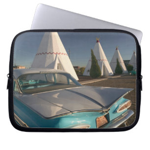 NA, VS, Arizona, Holbrook Route 66, Wigwam 2 Laptop Sleeve
