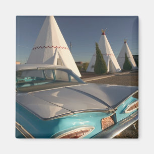 NA, VS, Arizona, Holbrook Route 66, Wigwam 2 Magneet