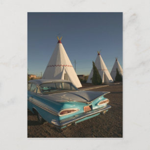 NA, VS, Arizona, Holbrook Route 66, Wigwam Briefkaart