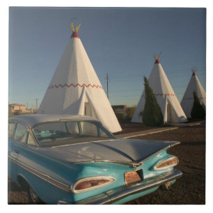 NA, VS, Arizona, Holbrook Route 66, Wigwam Tegeltje