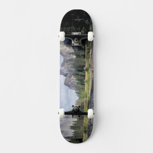 NA, VS, Californië, Yosemite NP, Valley uitzicht Skateboard