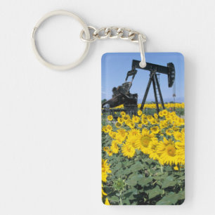 Na, VS, Colorado, Zonnebloemen, Olieboortoren Sleutelhanger