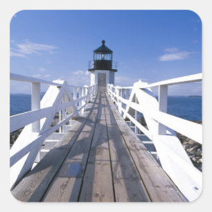 NA, VS, Maine, Port Clyde. Marshall Point 2 Vierkante Sticker