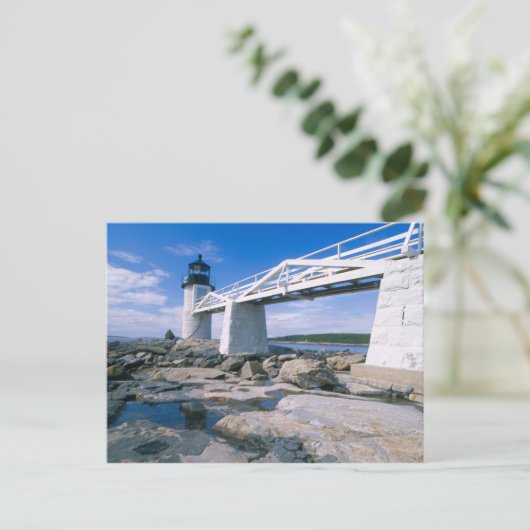 NA, VS, Maine, Port Clyde. Marshallpunt Briefkaart (Staand voorkant)