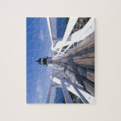 NA, VS, Maine, Port Clyde.  Marshpunt 2 Legpuzzel (Verticaal)