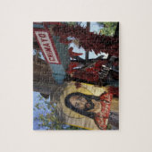 NA, VS, New Mexico, Santa Fe. Legpuzzel (Verticaal)