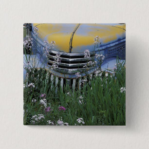 NA, VS, oostelijk Washington, oude vrachtwagen met Vierkante Button 5,1 Cm