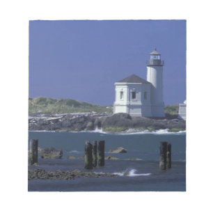 NA, VS, Oregon, Bandon, Coquille Lighthouse Notitieblok