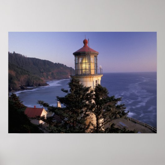 NA, VS, Oregon, Heceta Head Lighthouse, Poster (Voorkant)