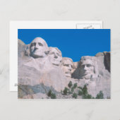 NA, VS, SD, Mount Rushmore. Briefkaart (Voorkant / Achterkant)