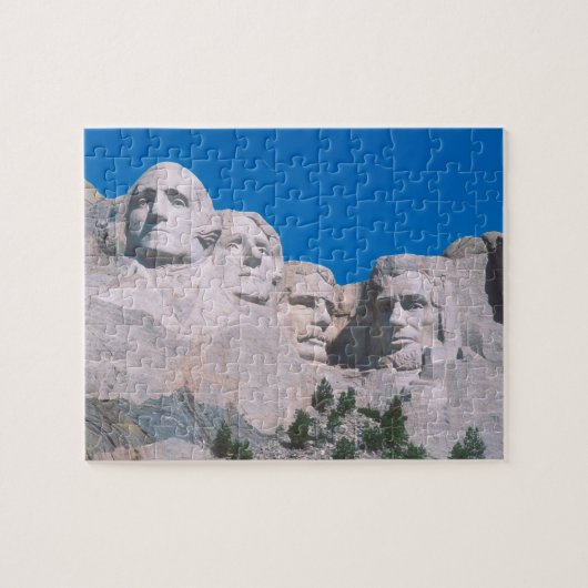 NA, VS, SD, Mount Rushmore. Legpuzzel (Horizontaal)