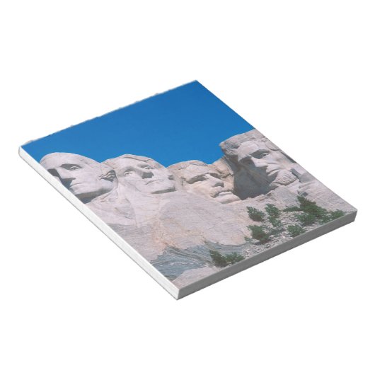 NA, VS, SD, Mount Rushmore. Notitieblok (Schuin)