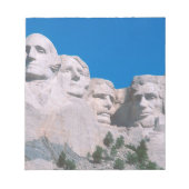 NA, VS, SD, Mount Rushmore. Notitieblok (Voorkant)