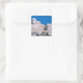 NA, VS, SD, Mount Rushmore. Vierkante Sticker (Tas)