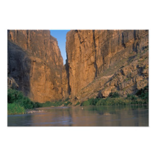 NA, VS, Texas, Big Bend National Park. Rio Foto Afdruk