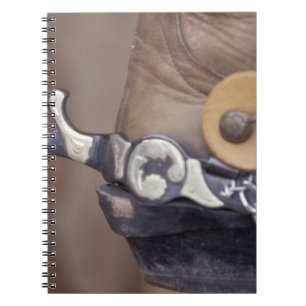 NA, VS, Texas, Lubbock Cowboy laars en spoor Notitieboek