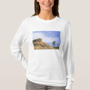 NA, VS, Texas windmolen en kliffen van Palo Duro T-shirt