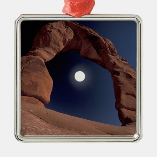 NA, VS, Utah, Arches National Park. Delicate Metalen Ornament (Voorkant)