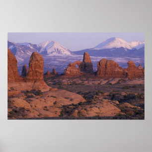 NA, VS, Utah, Arches National Park. Tuin Poster