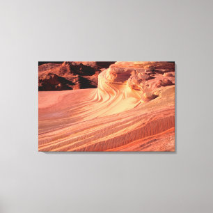 NA, VS, Utah, Vermillion Cliffs. Coyote Butte Canvas Afdruk