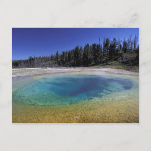 NA, VS, Wyoming, Nationaal park Yellowstone. 2 Briefkaart
