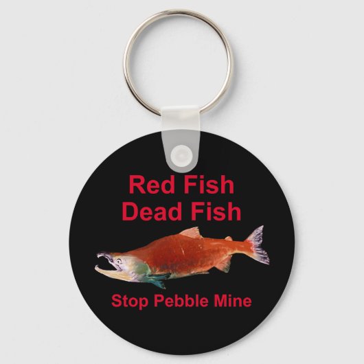 Na zalm - Stop Pebble Mijn Sleutelhanger (Voorkant)