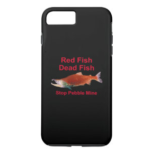 Na zalm - Stop Pebble Mine iPhone 8 Plus / 7 Plus Hoesje
