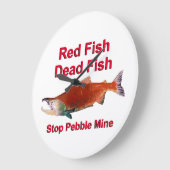 Na zalm - Stop Pebble Mine Grote Klok (Hoek)