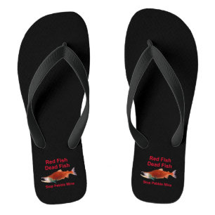 Na zalm - Stop Pebble Mine Teenslippers