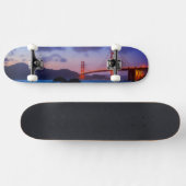 Na zonsondergang in Baker Beach Skateboard (Horizontaal)