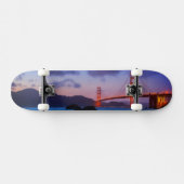 Na zonsondergang in Baker Beach Skateboard (Horizontaal)