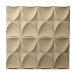 Naadloos 3D Gesneden Geometrisch Patroon Keramiek Tegeltje