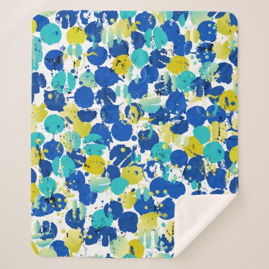 naadloos abstract achtergrondpatroon, met splastie sherpa deken (Voorkant)