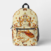 naadloos abstract bedrukte rugzak (Voorkant)