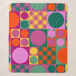 Naadloos abstract geometrisch achtergrondpatroon, sherpa deken